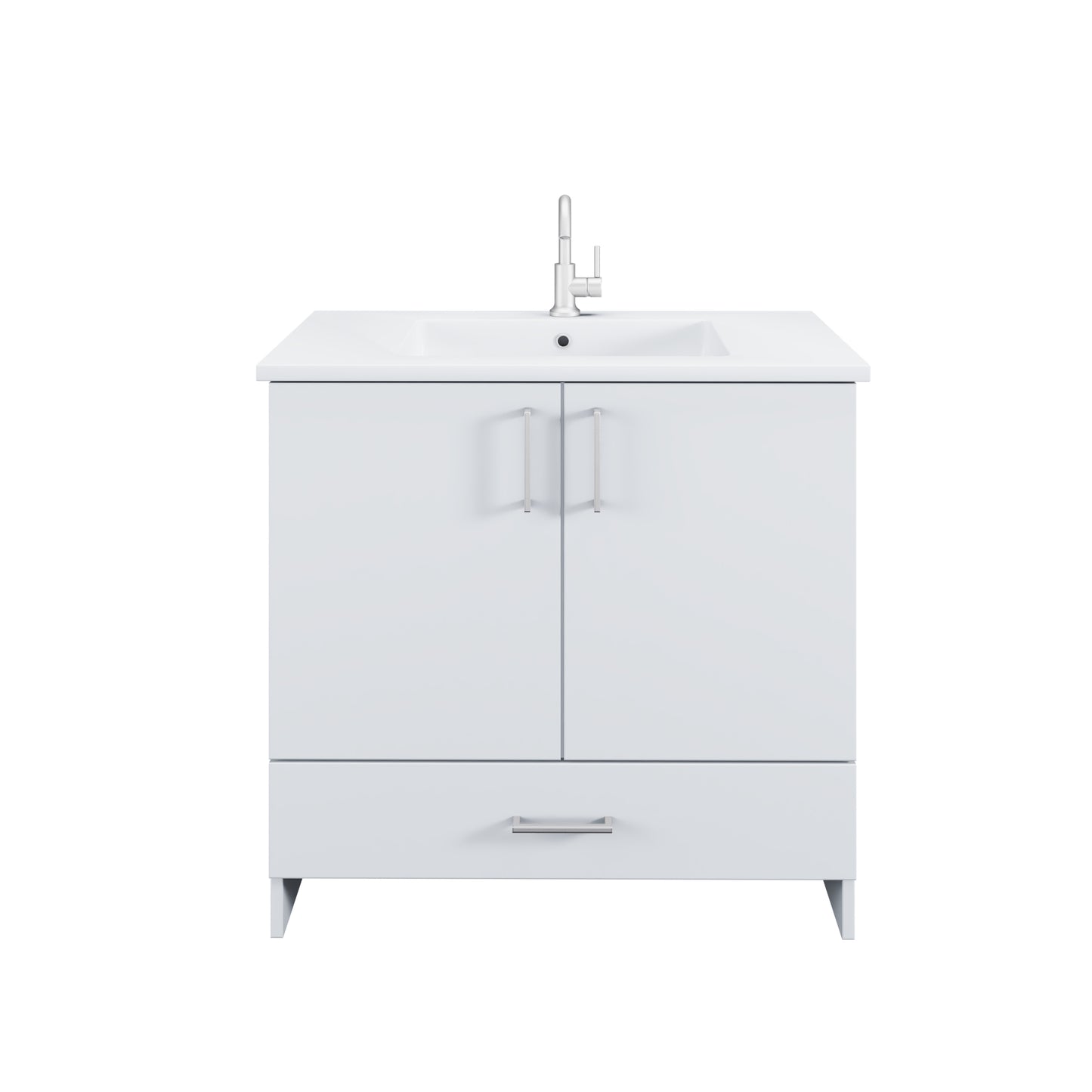 Zuma 36" Bathroom Vanity with integrated counter top