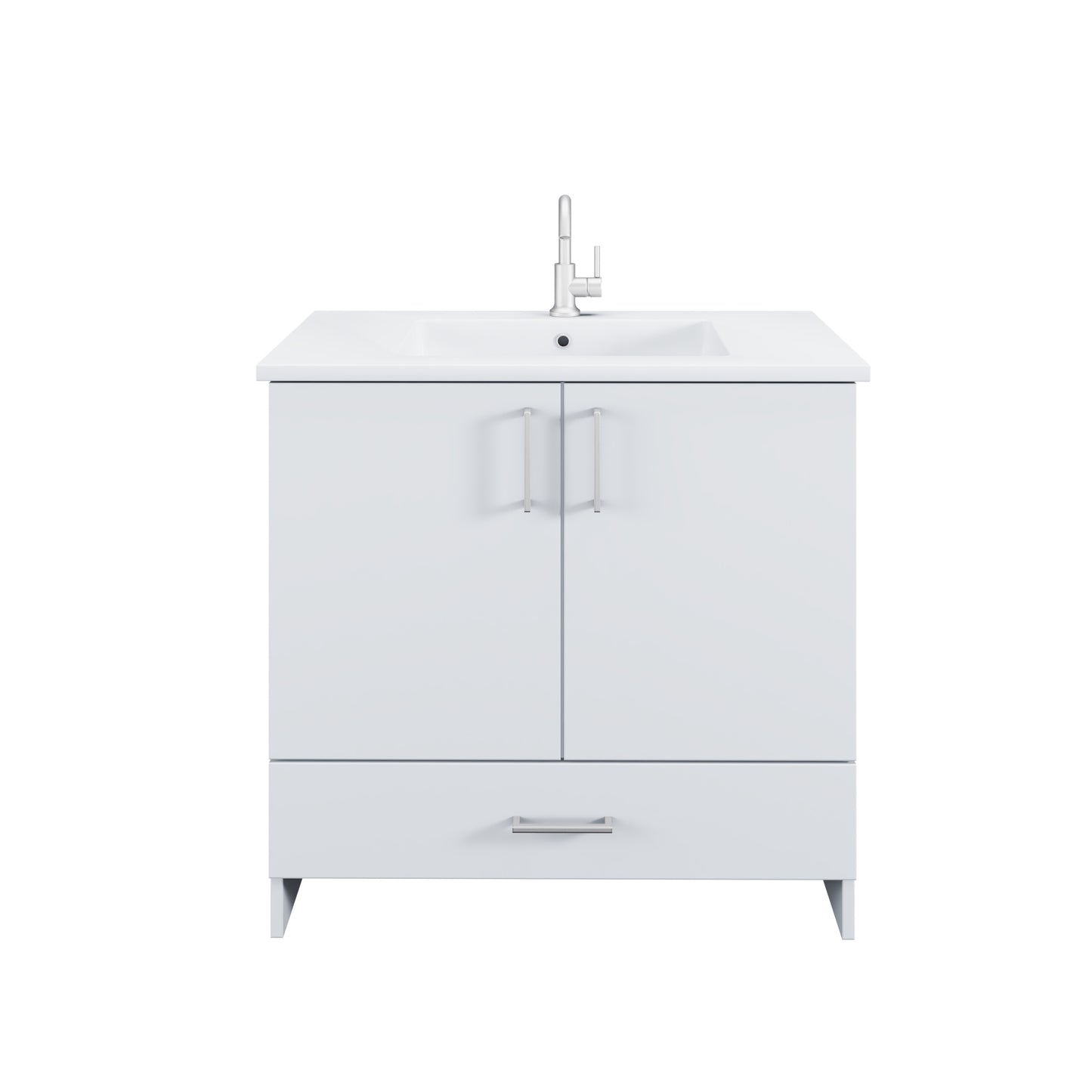 Zuma 36" Bathroom Vanity with integrated counter top
