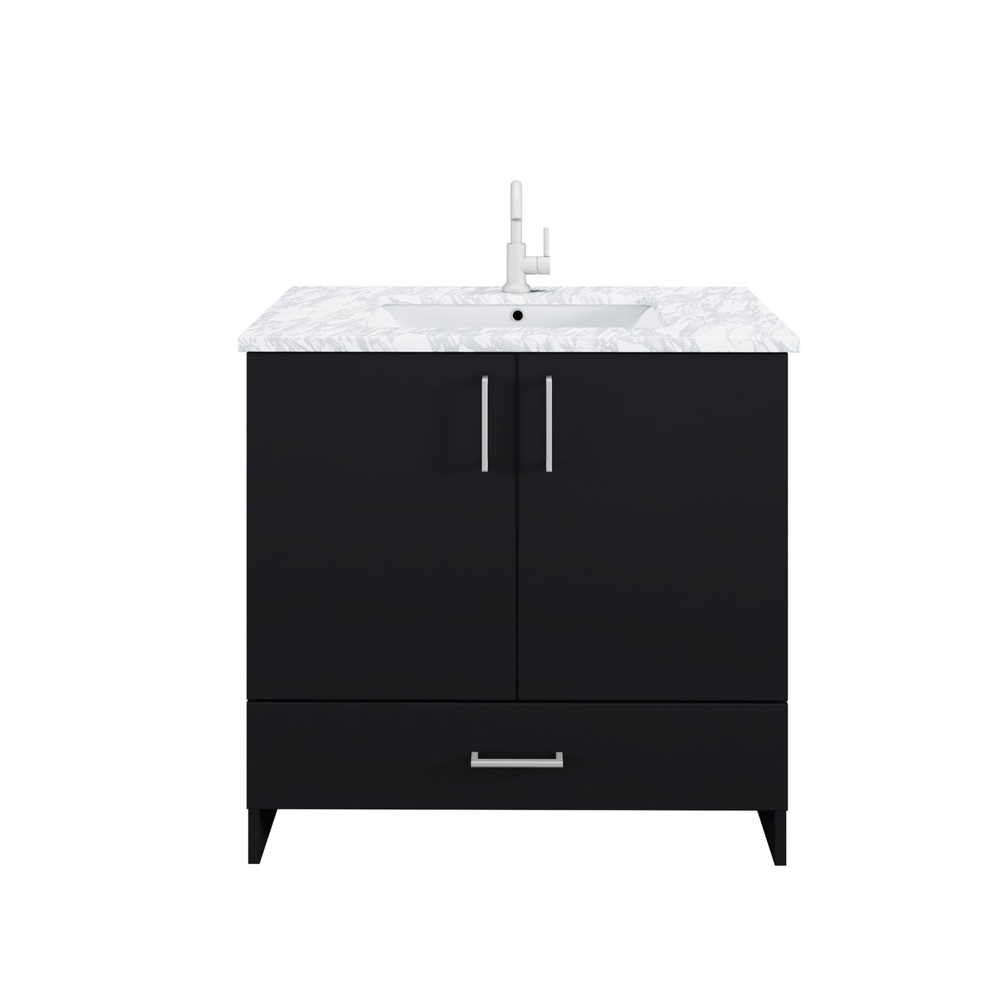 Zuma 36" Bathroom Vanity with integrated counter top