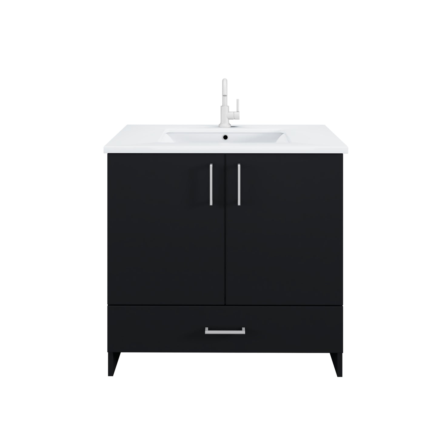 Zuma 36" Bathroom Vanity with integrated counter top
