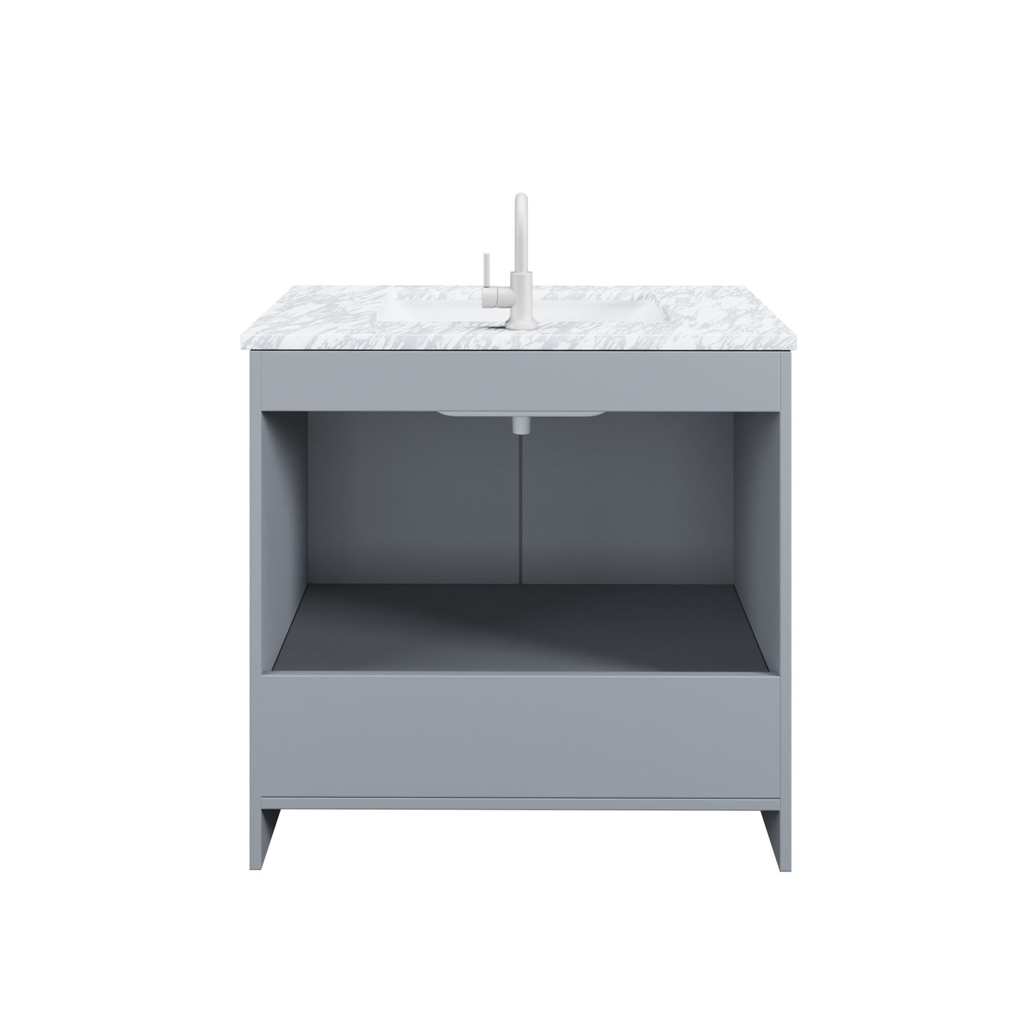 Zuma 36" Bathroom Vanity with integrated counter top