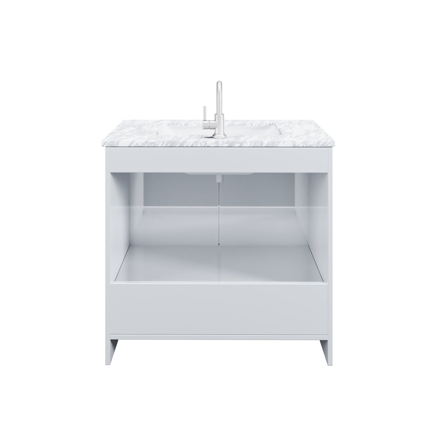 Zuma 30" Bathroom Vanity with integrated counter top