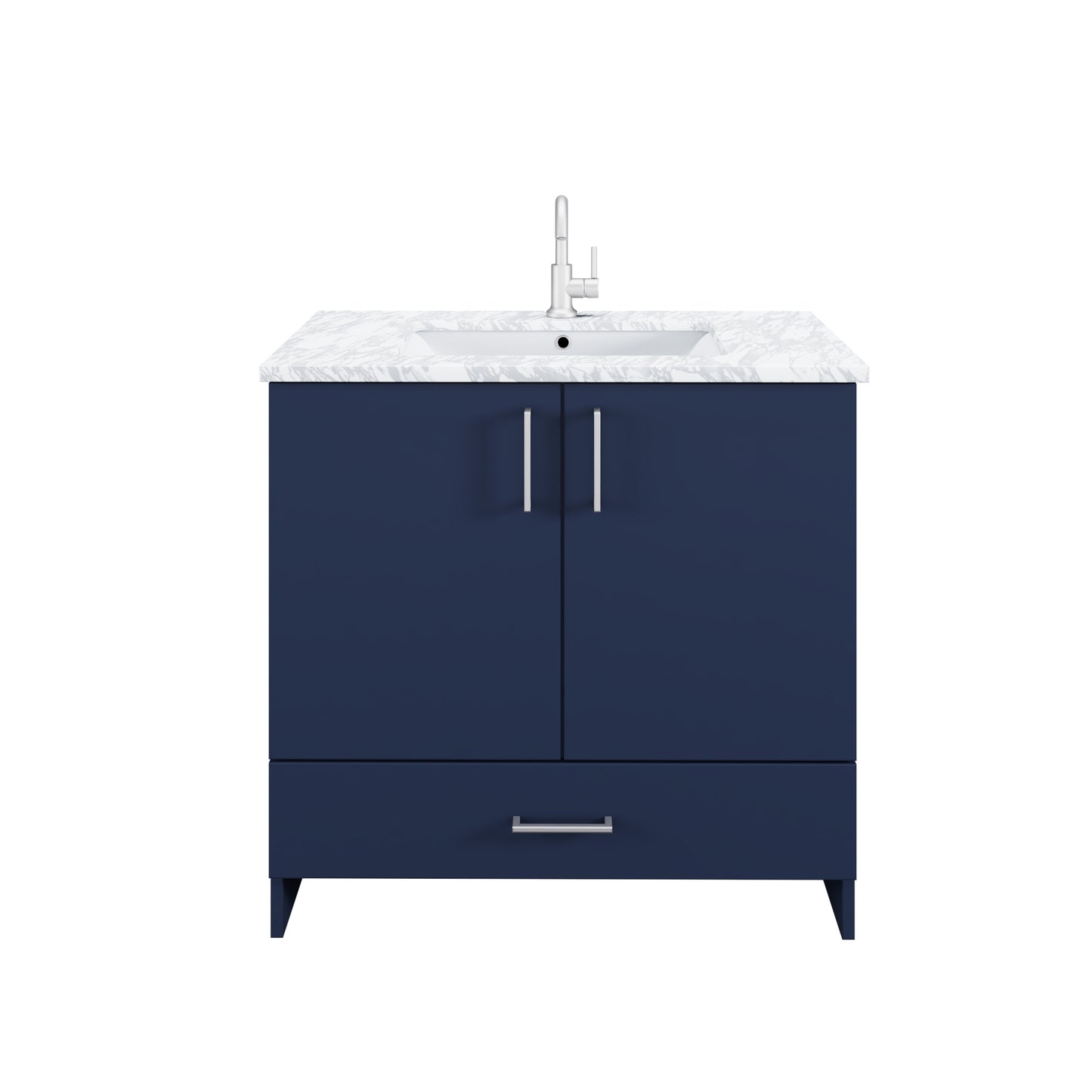 Zuma 36" Bathroom Vanity with integrated counter top