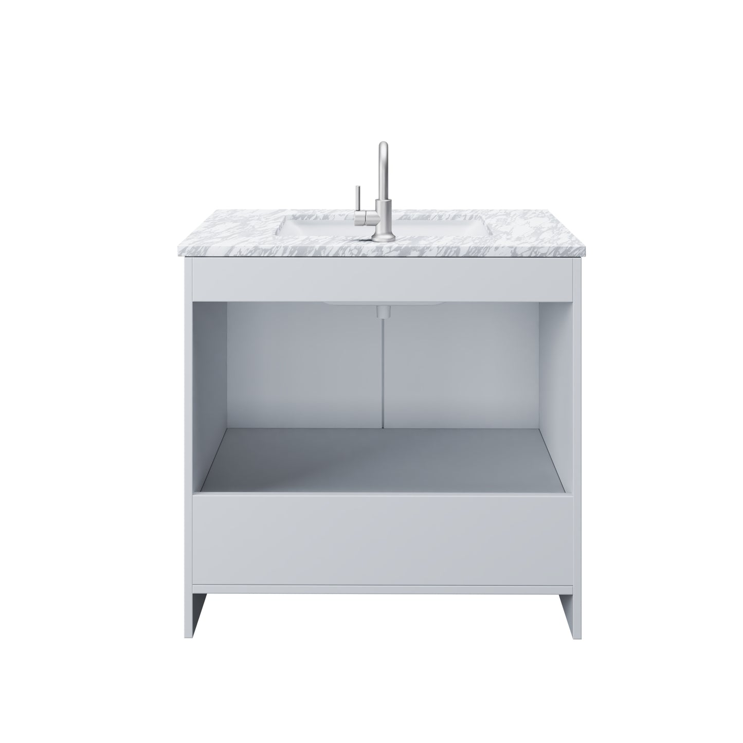 Zuma 36" Bathroom Vanity with integrated counter top