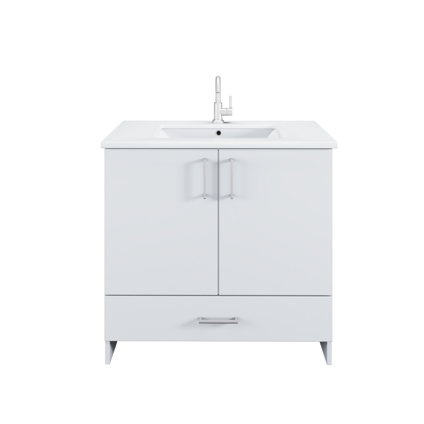 Zuma 36" Bathroom Vanity with integrated counter top