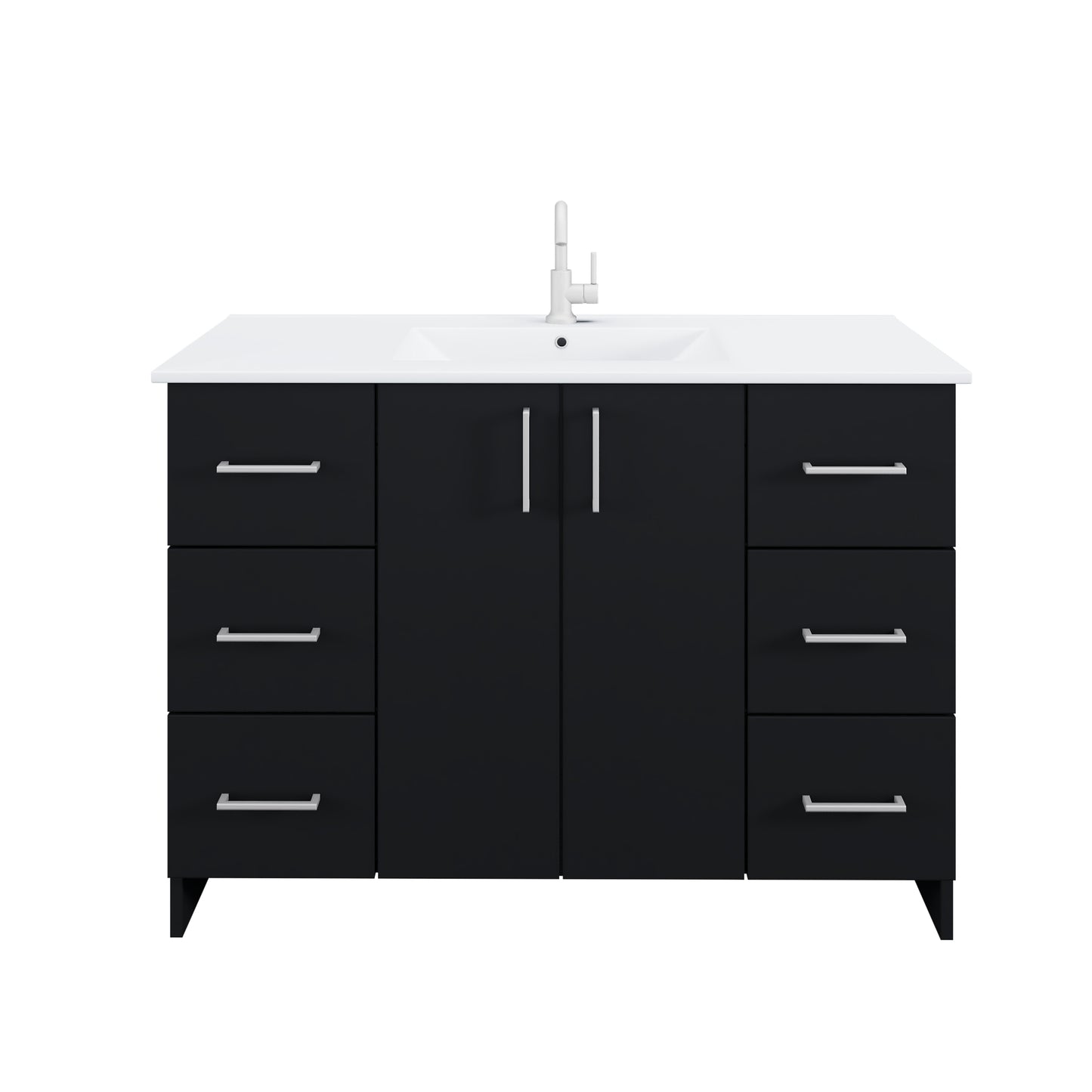 Zuma 48" Bathroom Vanity with integrated counter top