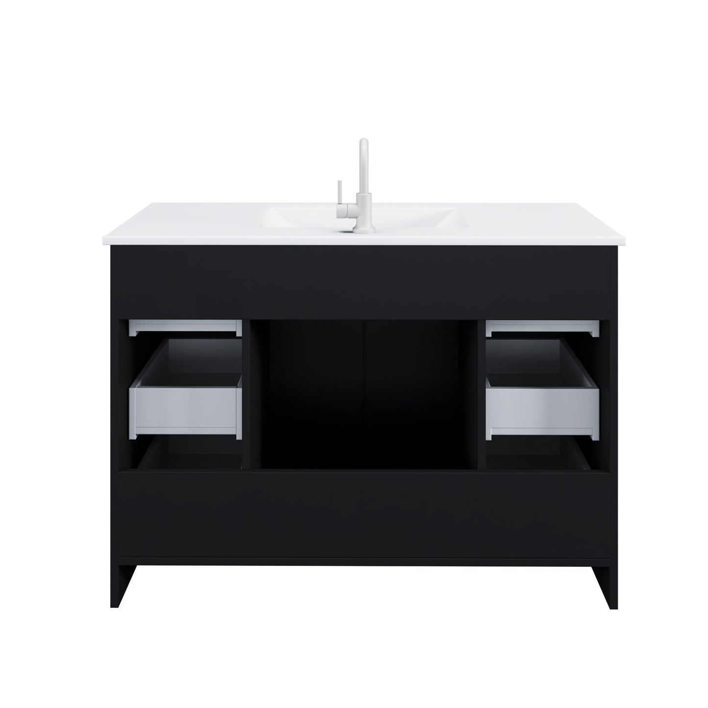 Zuma 48" Bathroom Vanity with integrated counter top