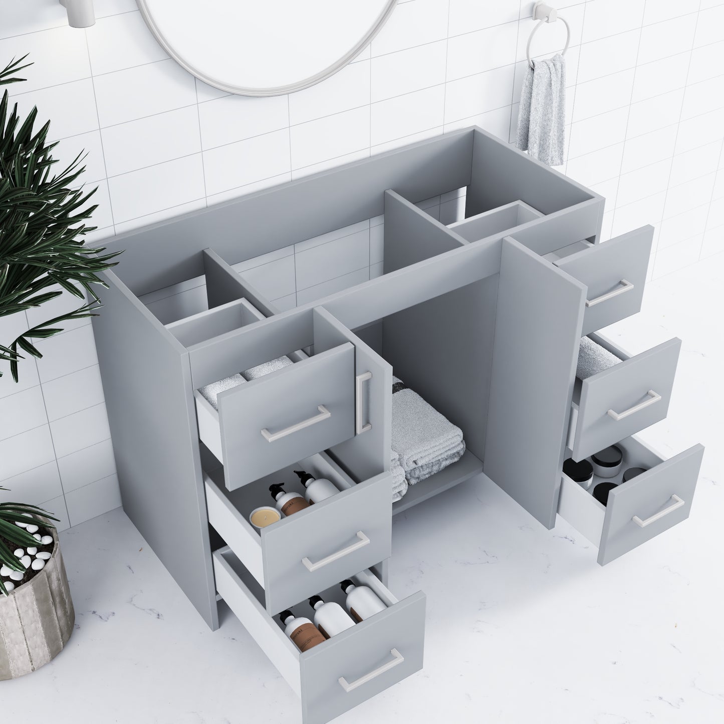 Zuma 48" Bathroom Vanity Cabinet Only