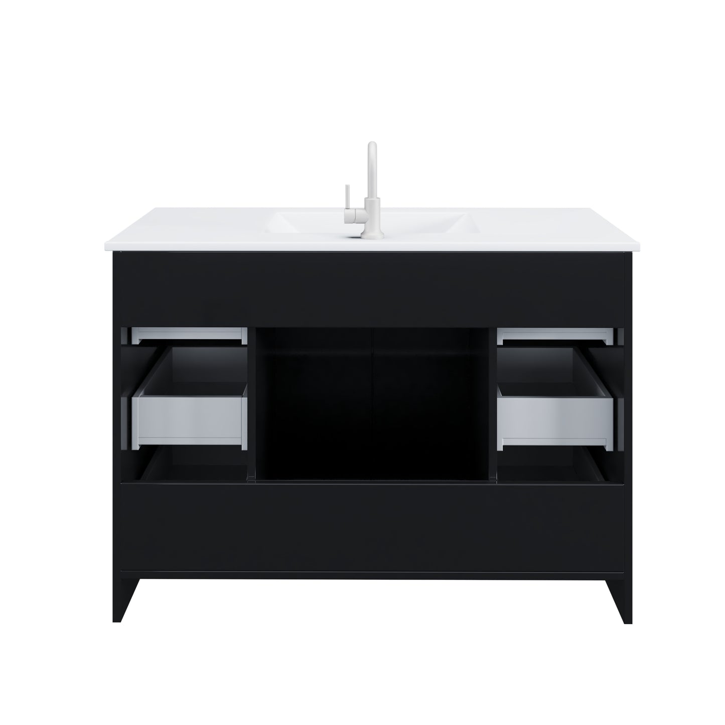 Zuma 48" Bathroom Vanity with integrated counter top