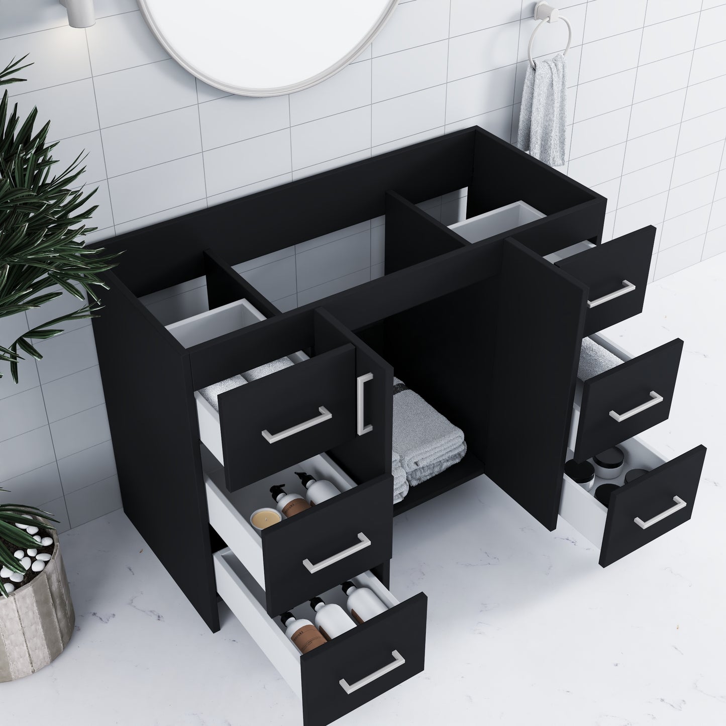 Zuma 48" Bathroom Vanity Cabinet Only