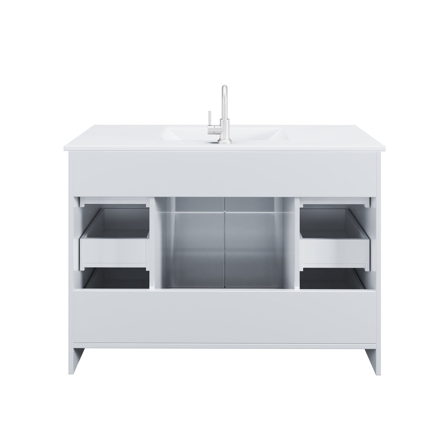 Zuma 48" Bathroom Vanity with integrated counter top