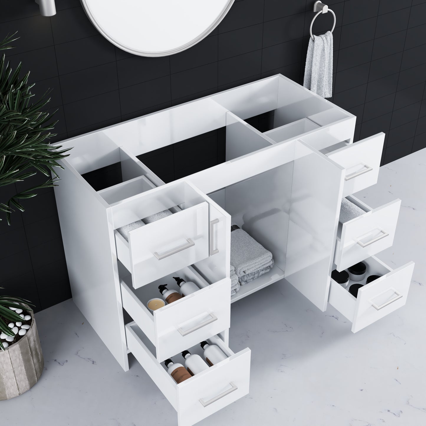 Zuma 48" Bathroom Vanity Cabinet Only