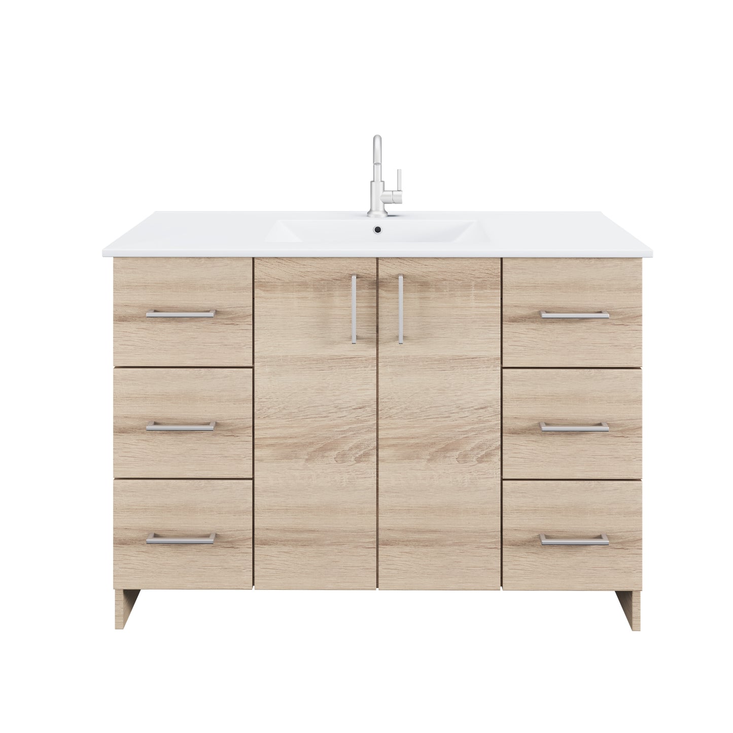 Zuma 48" Bathroom Vanity with integrated counter top