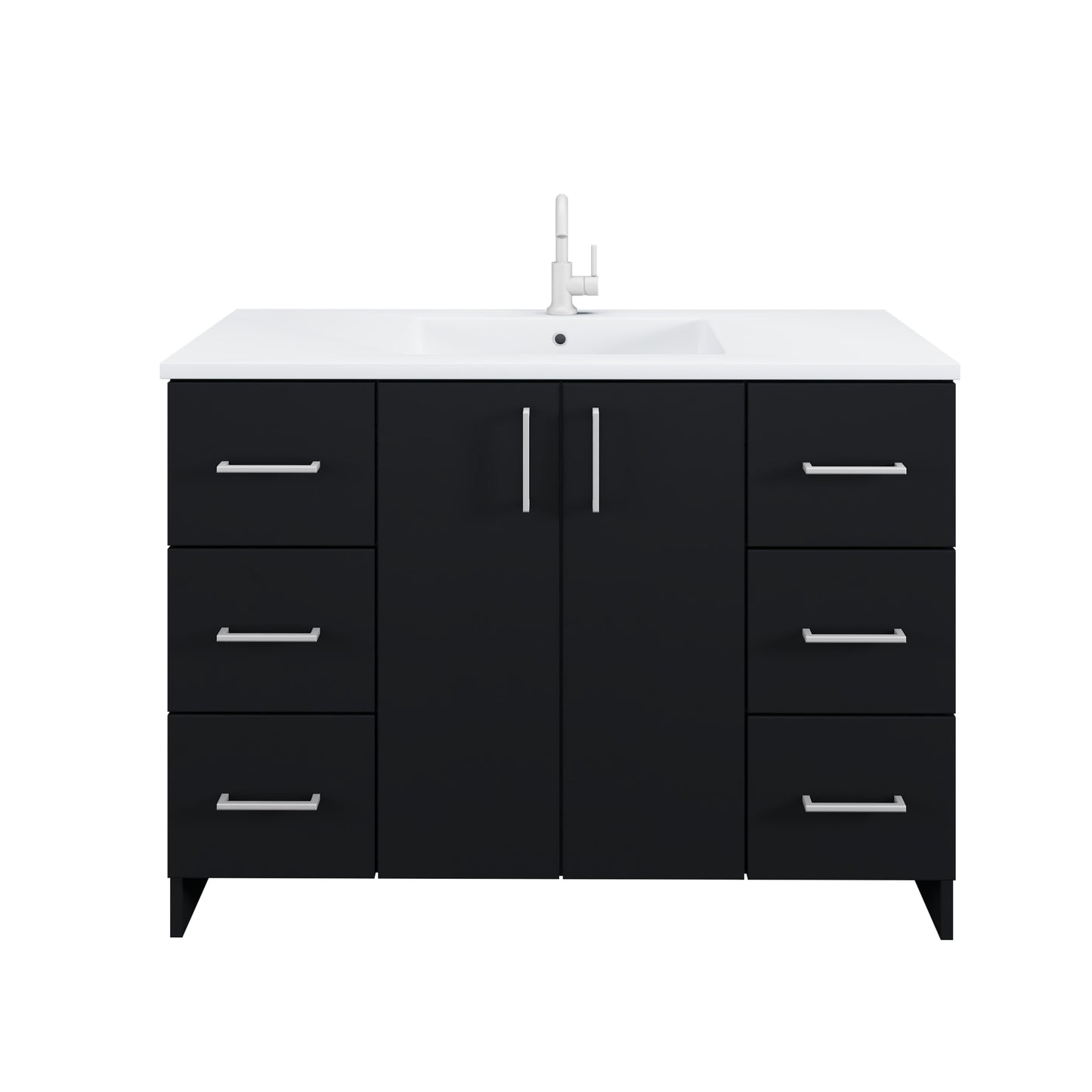 Zuma 48" Bathroom Vanity with integrated counter top