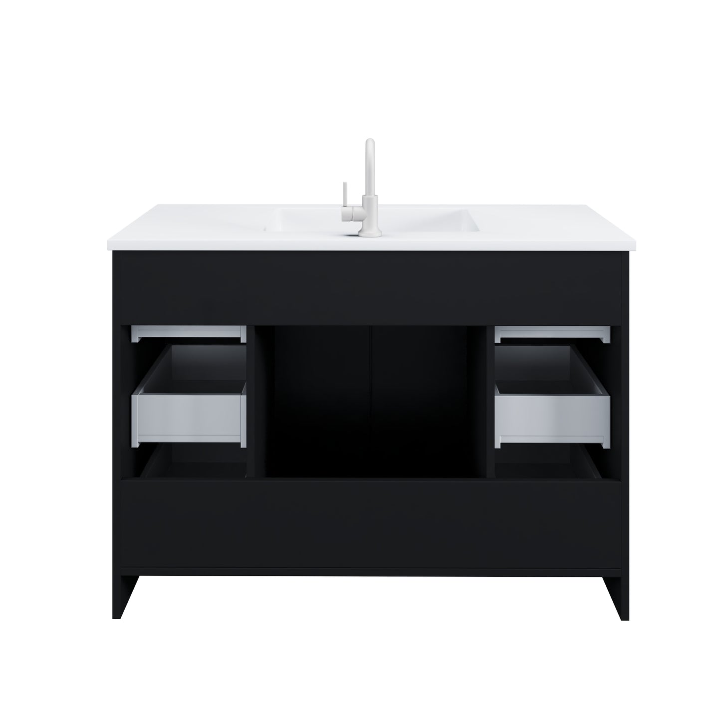 Zuma 48" Bathroom Vanity with integrated counter top