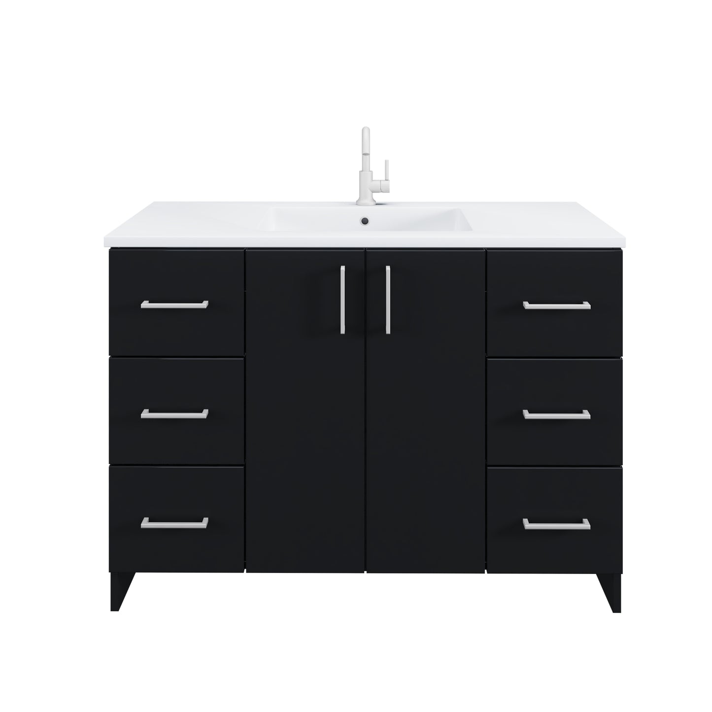Zuma 48" Bathroom Vanity with integrated counter top
