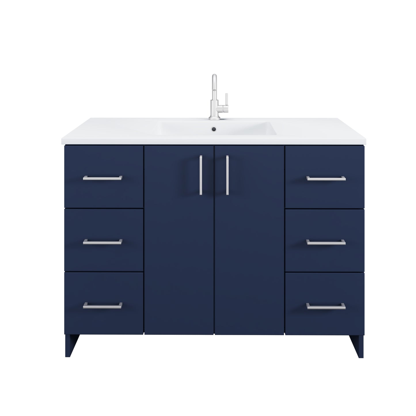 Zuma 48" Bathroom Vanity with integrated counter top