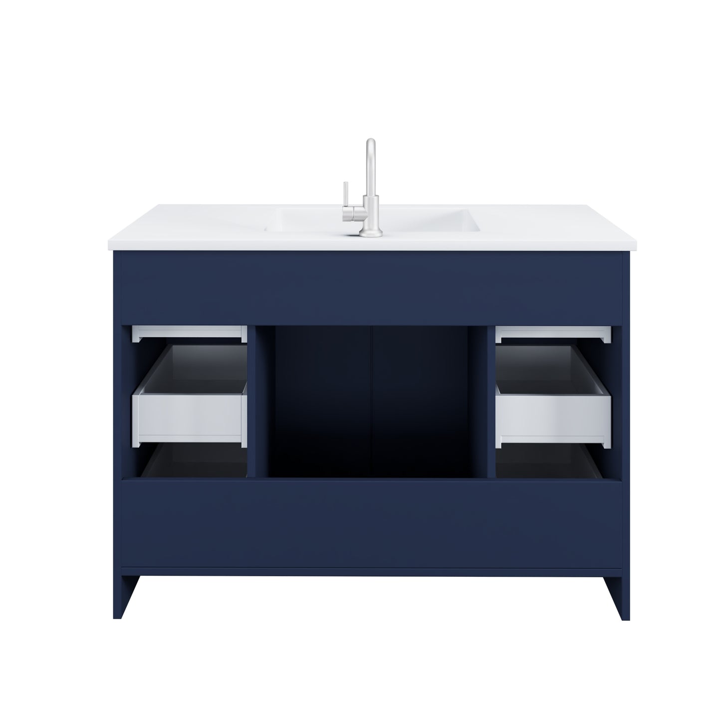 Zuma 48" Bathroom Vanity with integrated counter top