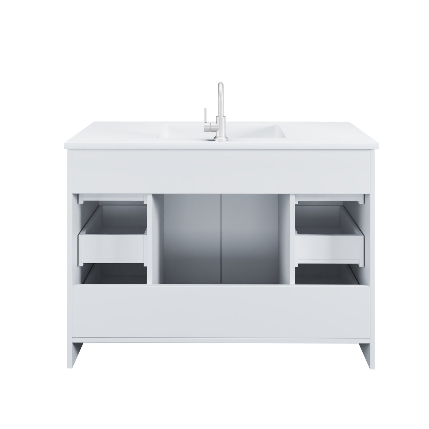 Zuma 48" Bathroom Vanity with integrated counter top