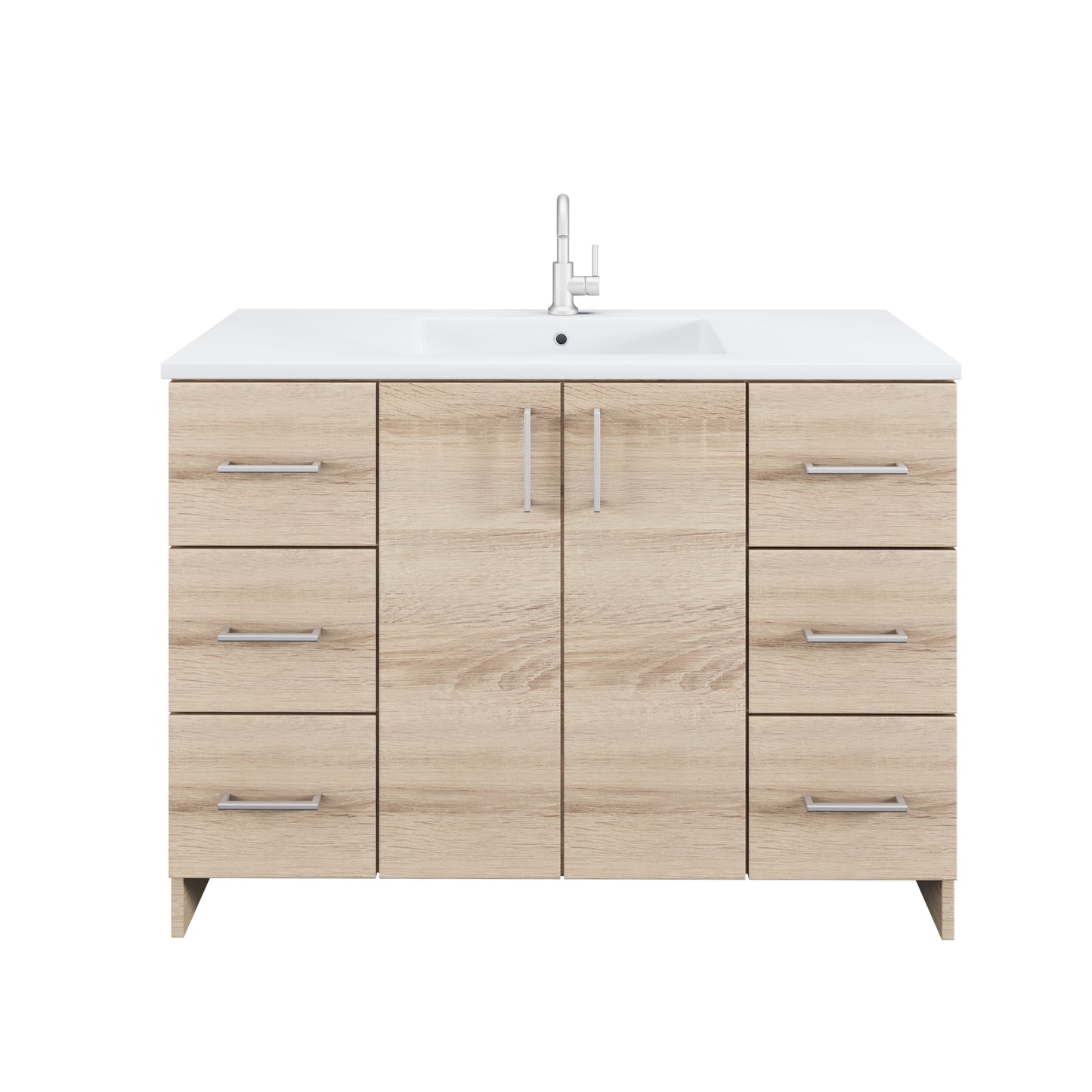 Zuma 48" Bathroom Vanity with integrated counter top