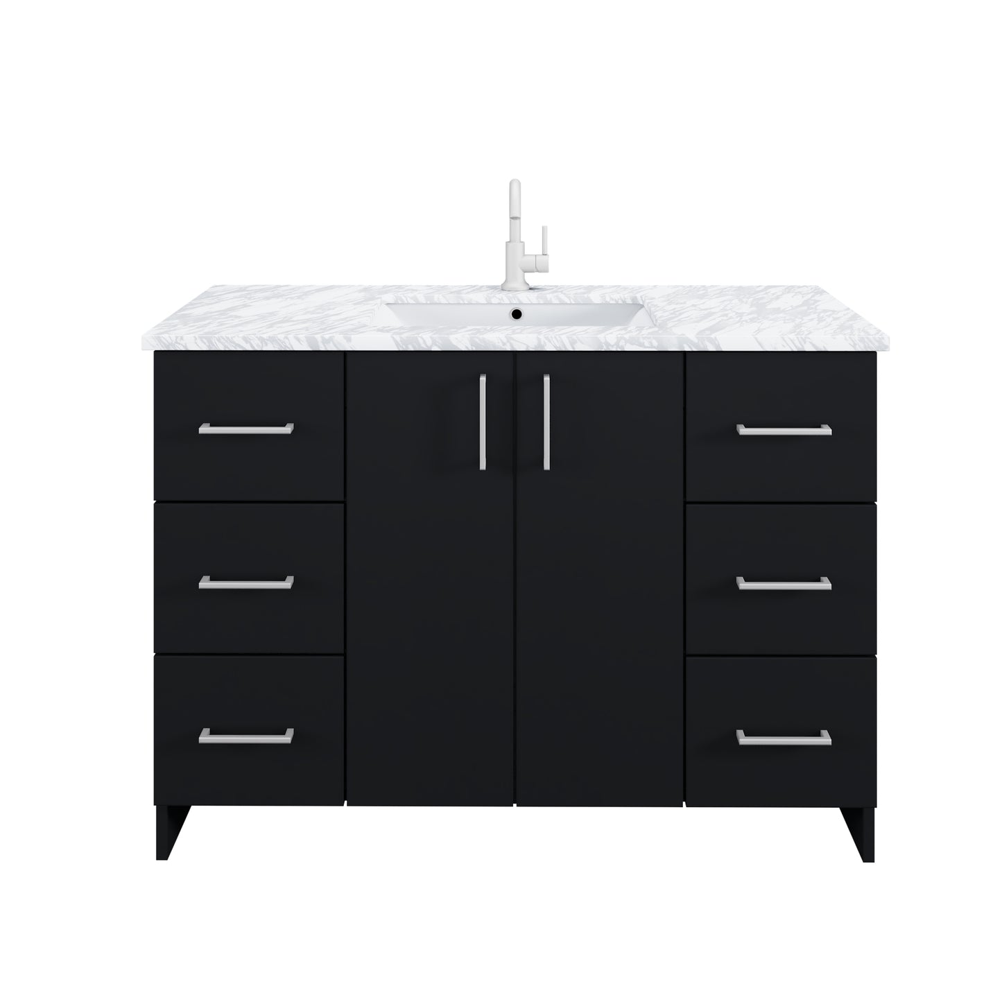 Zuma 48" Bathroom Vanity with integrated counter top