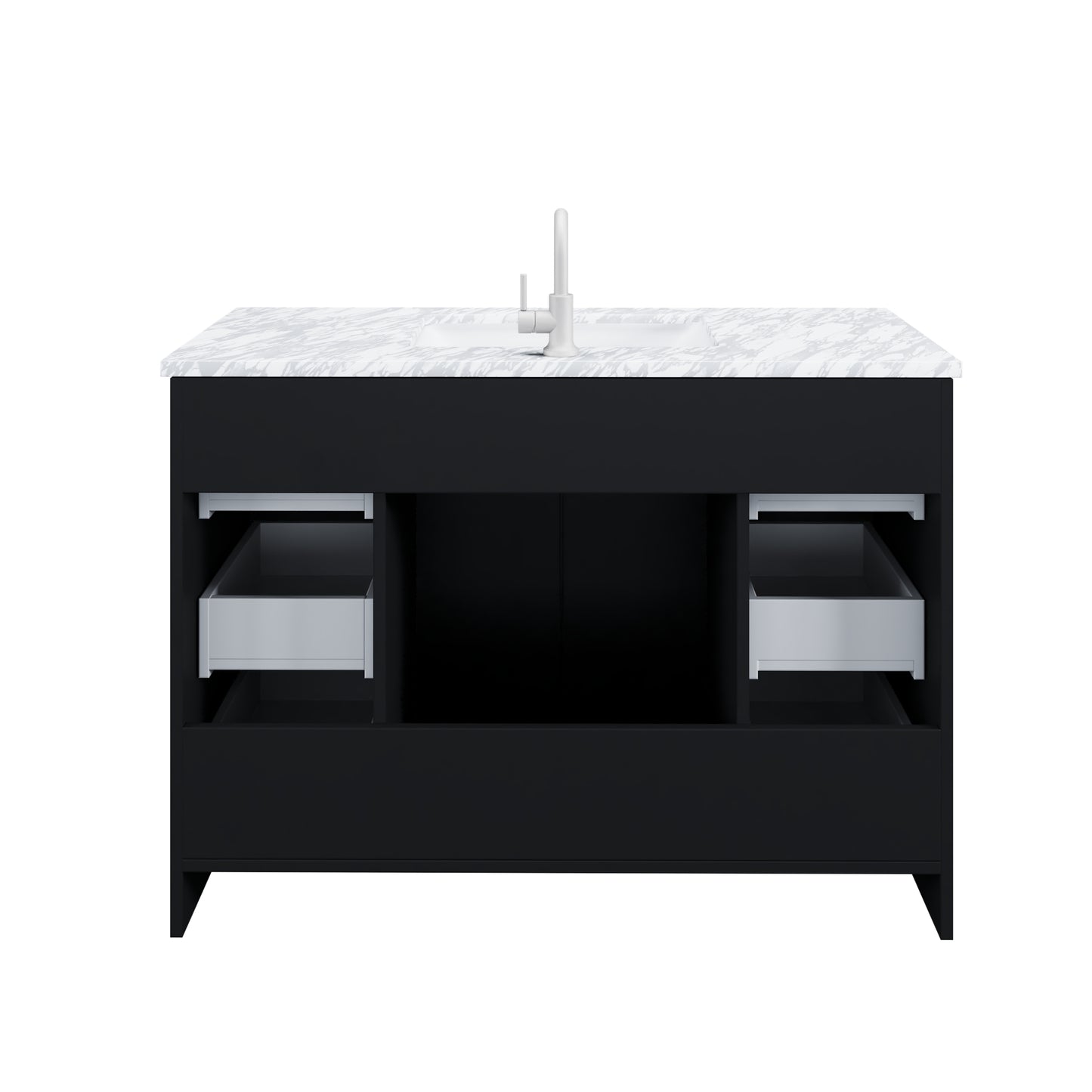 Zuma 48" Bathroom Vanity with integrated counter top