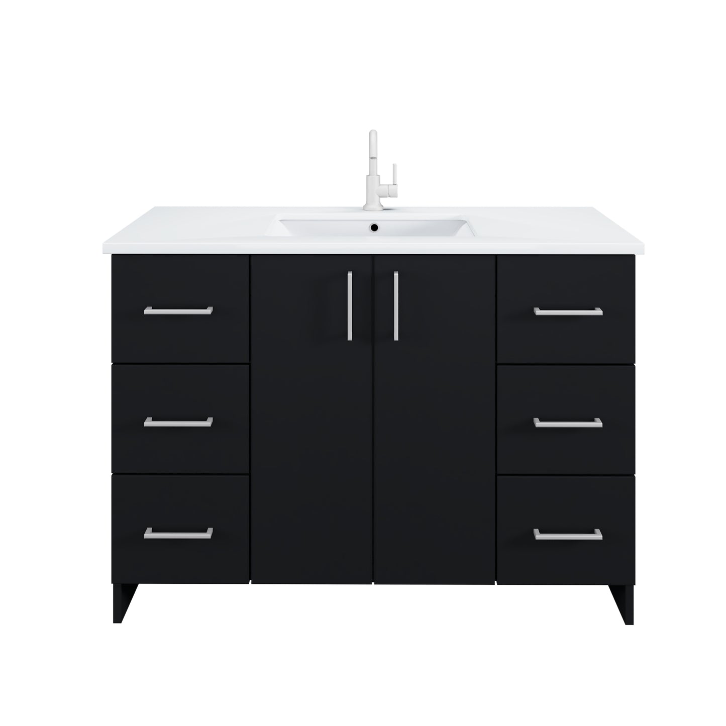 Zuma 48" Bathroom Vanity with integrated counter top