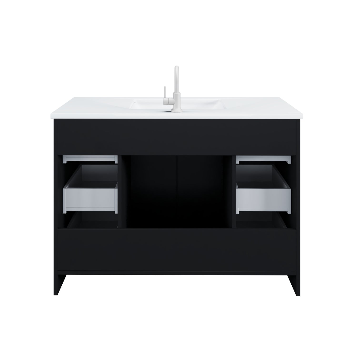 Zuma 48" Bathroom Vanity with integrated counter top