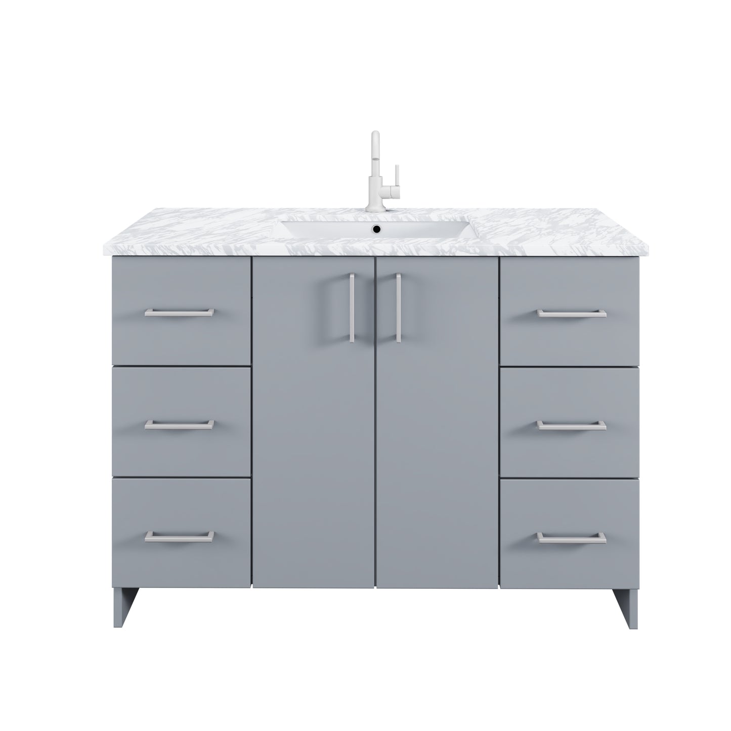 Zuma 48" Bathroom Vanity with integrated counter top