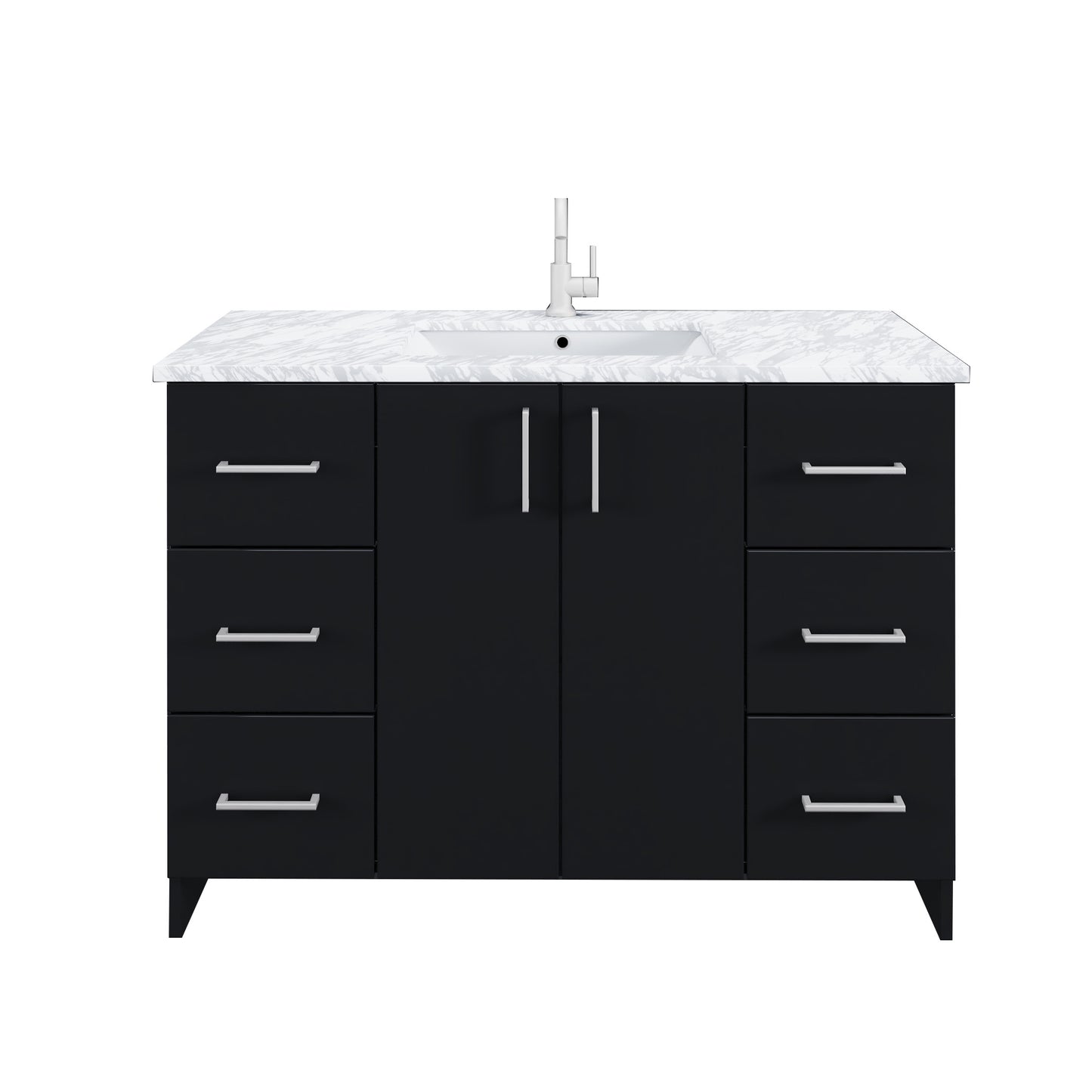 Zuma 48" Bathroom Vanity with integrated counter top