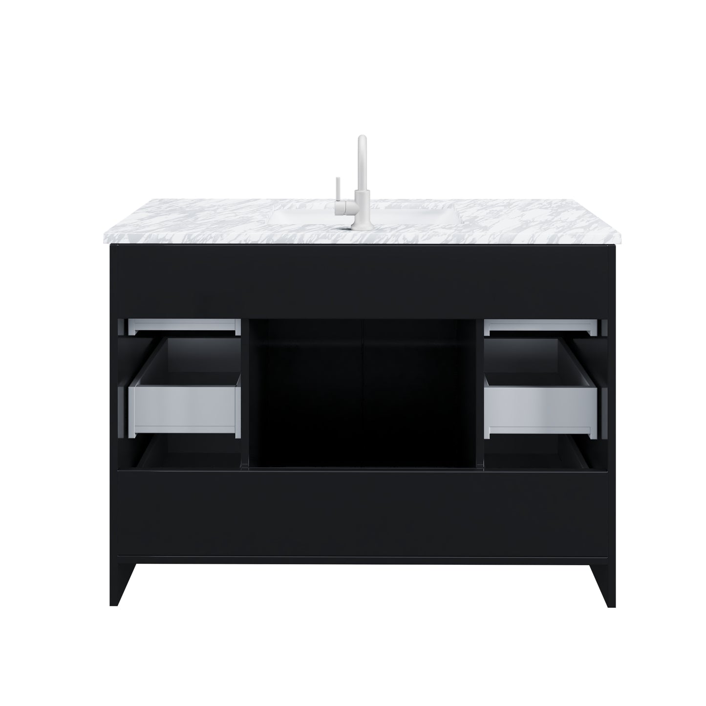 Zuma 48" Bathroom Vanity with integrated counter top