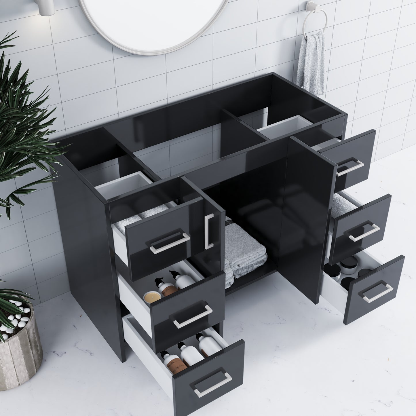 Zuma 48" Bathroom Vanity Cabinet Only