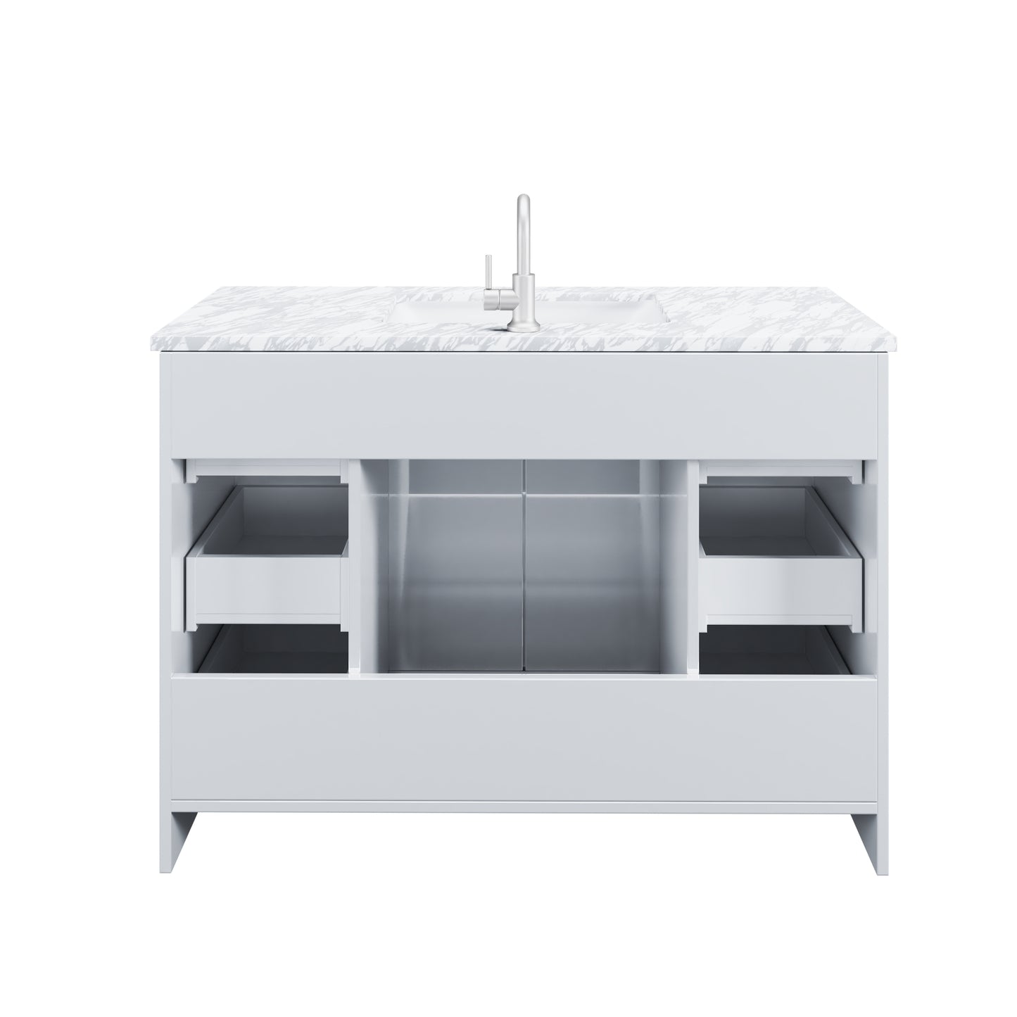 Zuma 48" Bathroom Vanity with integrated counter top