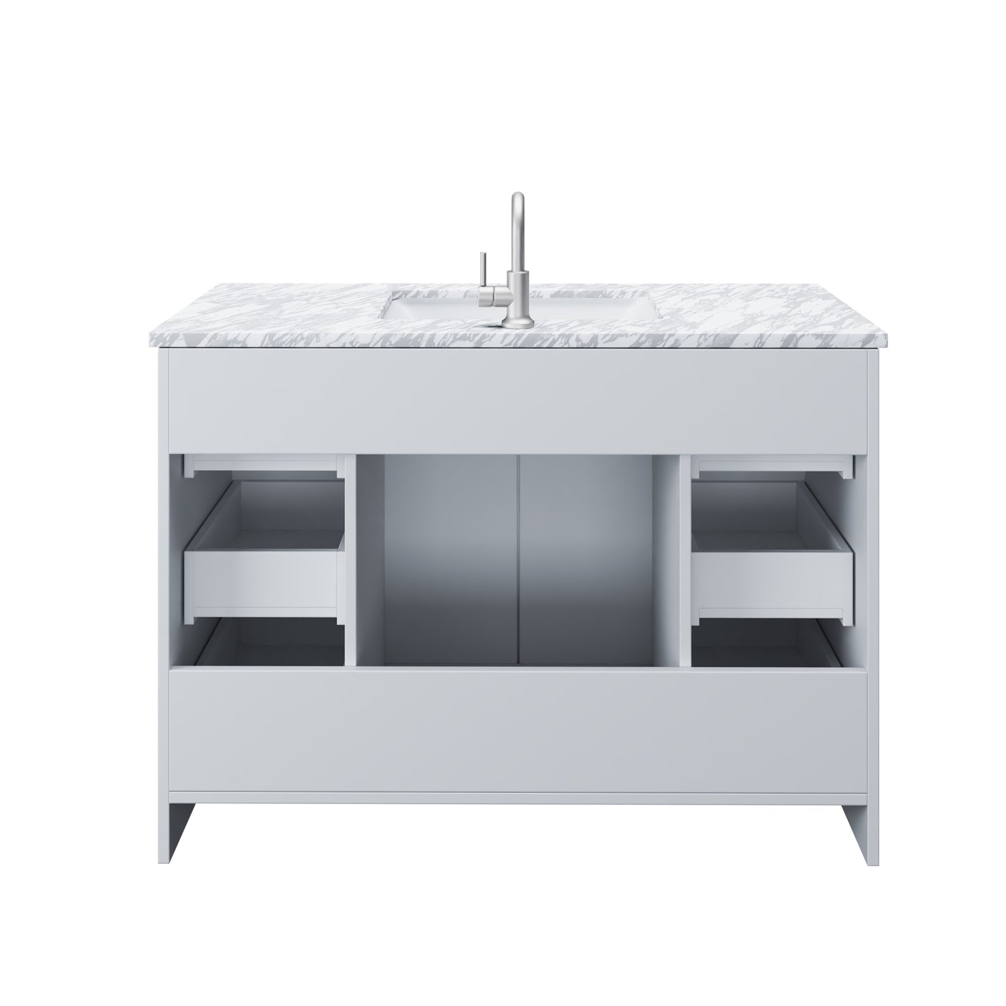 Zuma 48" Bathroom Vanity with integrated counter top