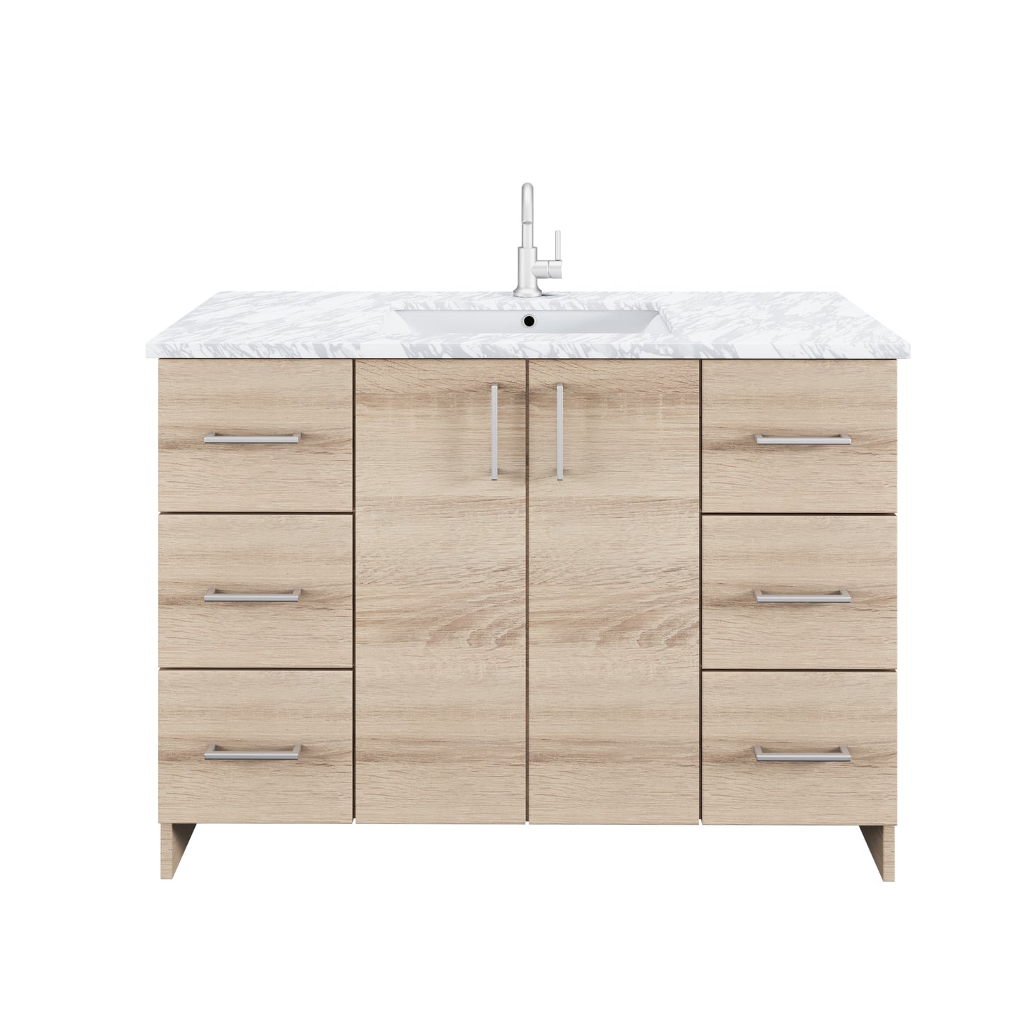 Zuma 48" Bathroom Vanity with integrated counter top