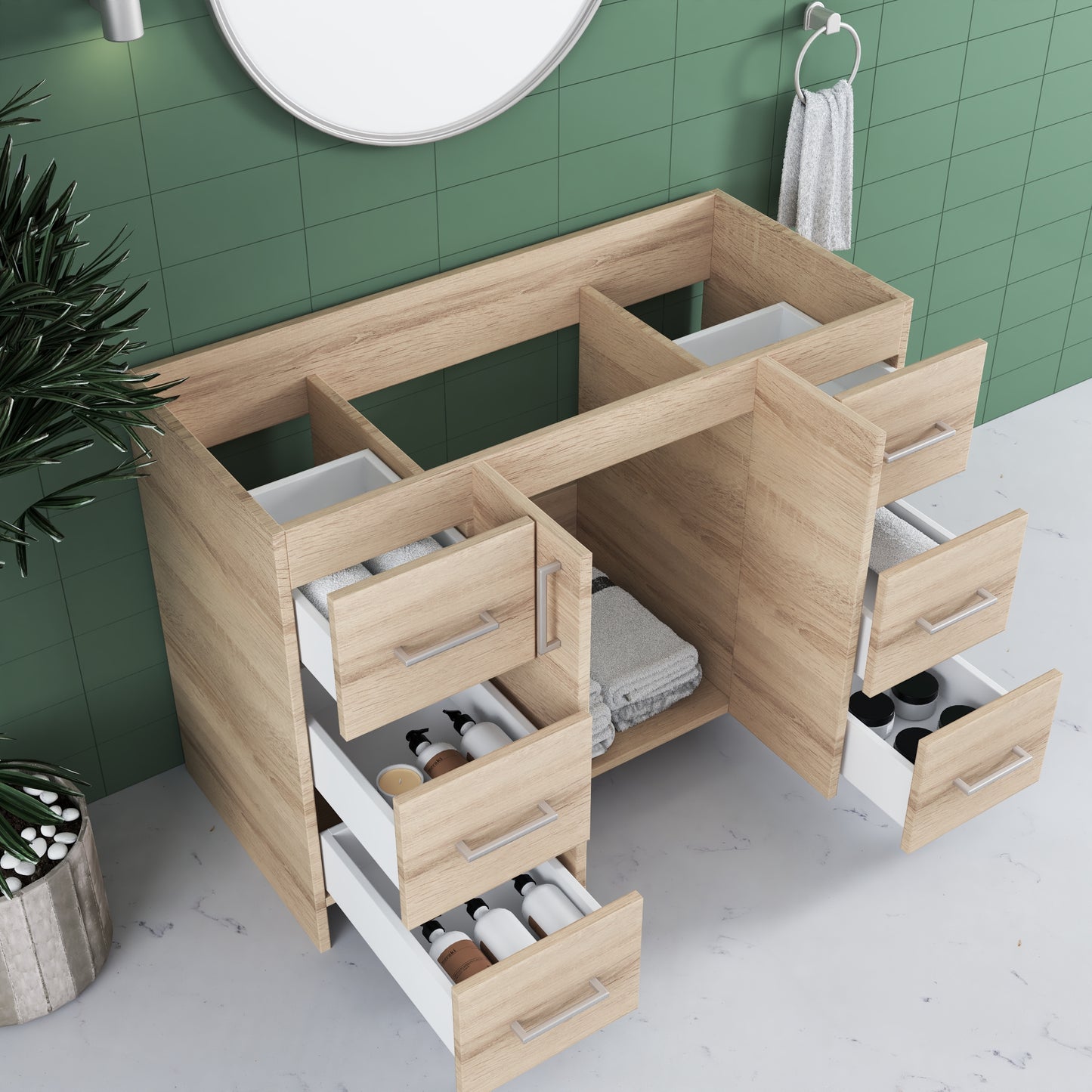 Zuma 48" Bathroom Vanity Cabinet Only