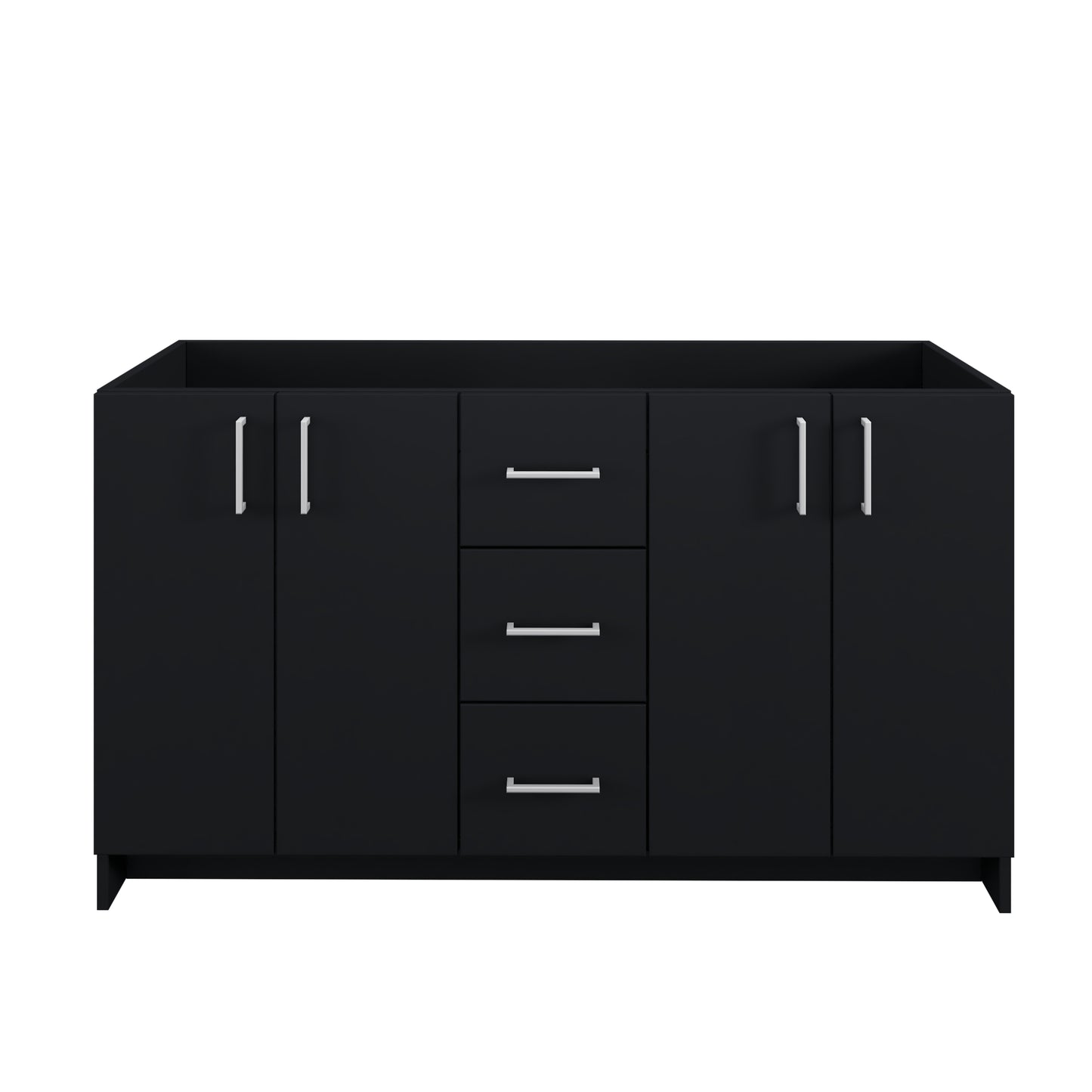 Zuma 60" Double Sink Bathroom Vanity Cabinet Only