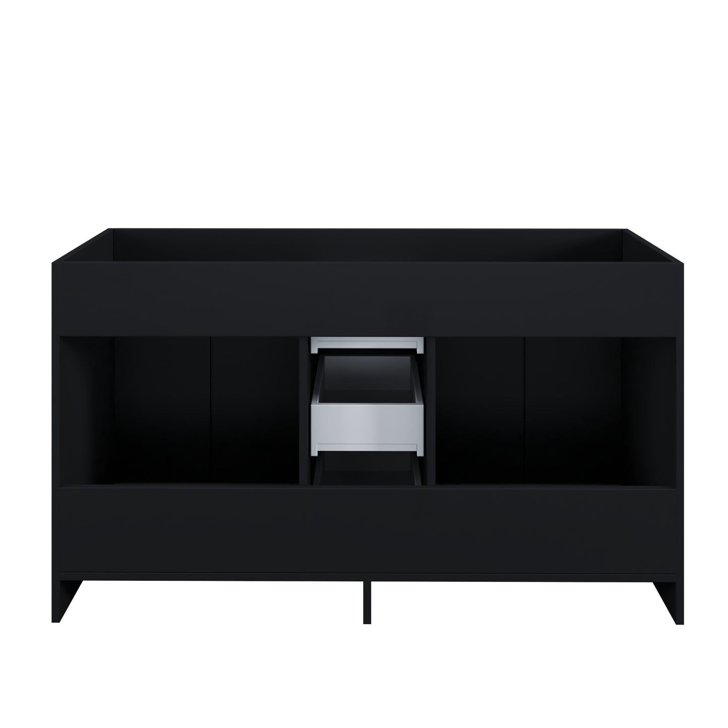 Zuma 60" Double Sink Bathroom Vanity Cabinet Only