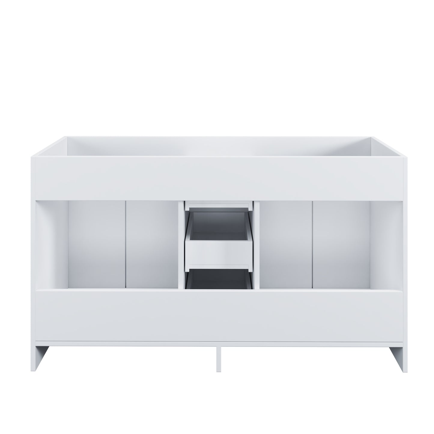 Zuma 60" Double Sink Bathroom Vanity Cabinet Only