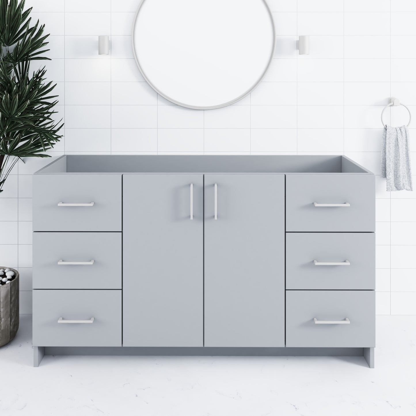 Zuma 60" Bathroom Vanity Cabinet Only