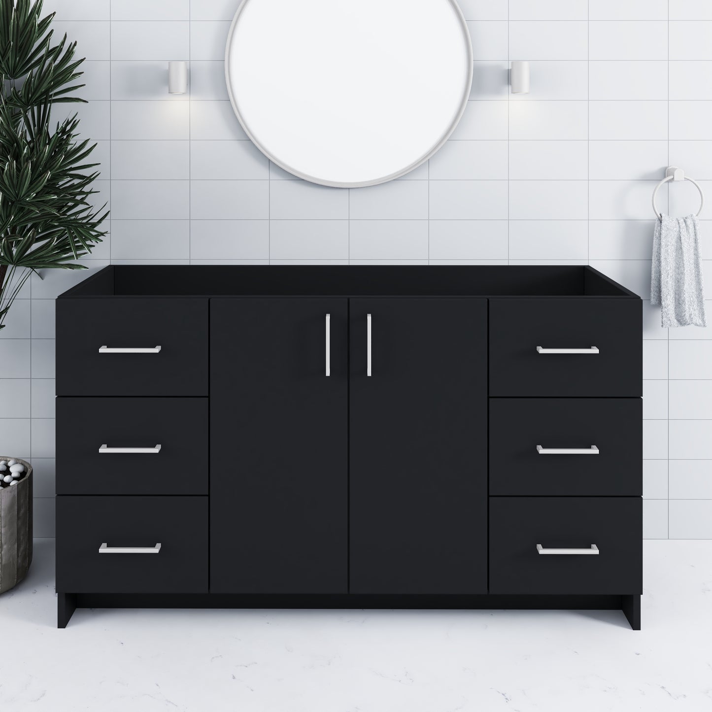 Zuma 60" Bathroom Vanity Cabinet Only