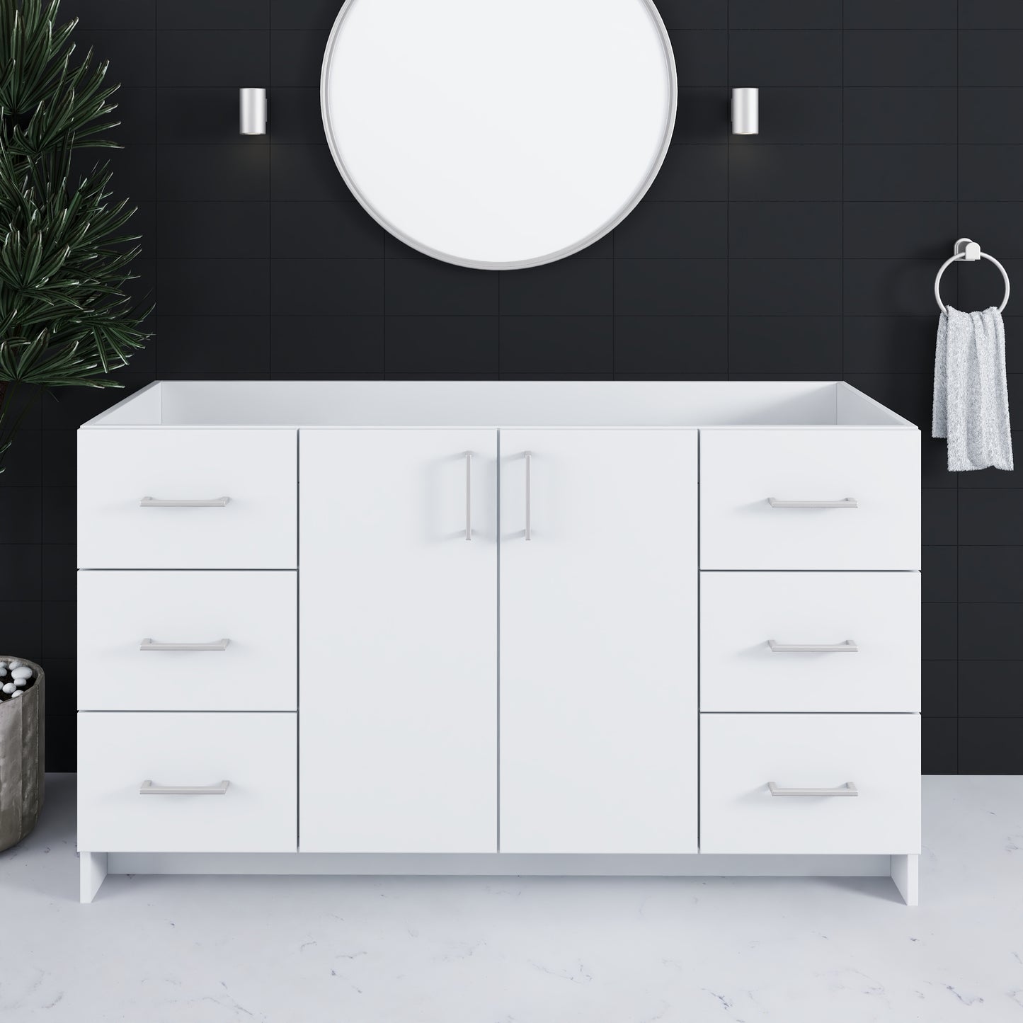 Zuma 60" Bathroom Vanity Cabinet Only
