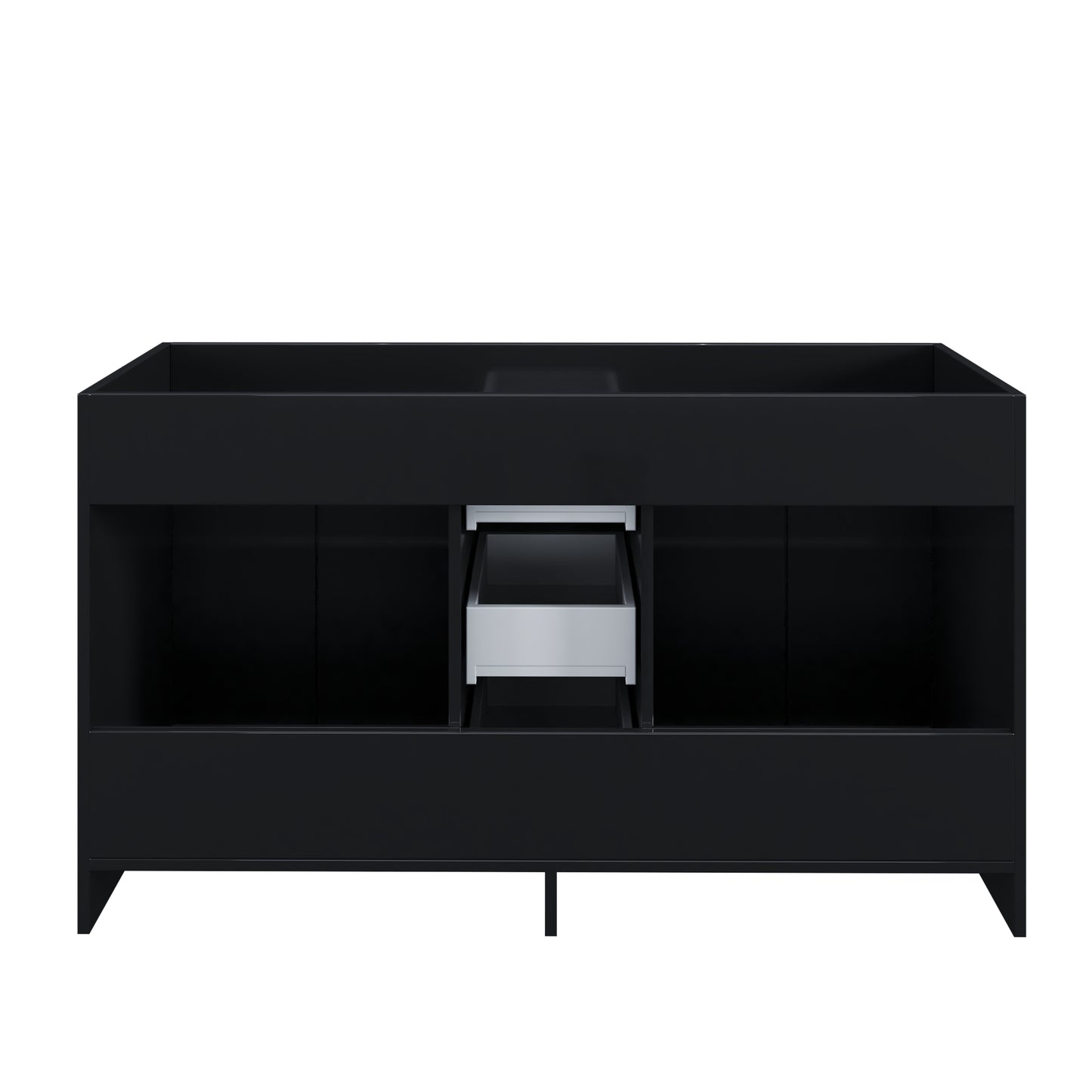 Zuma 60" Double Sink Bathroom Vanity Cabinet Only