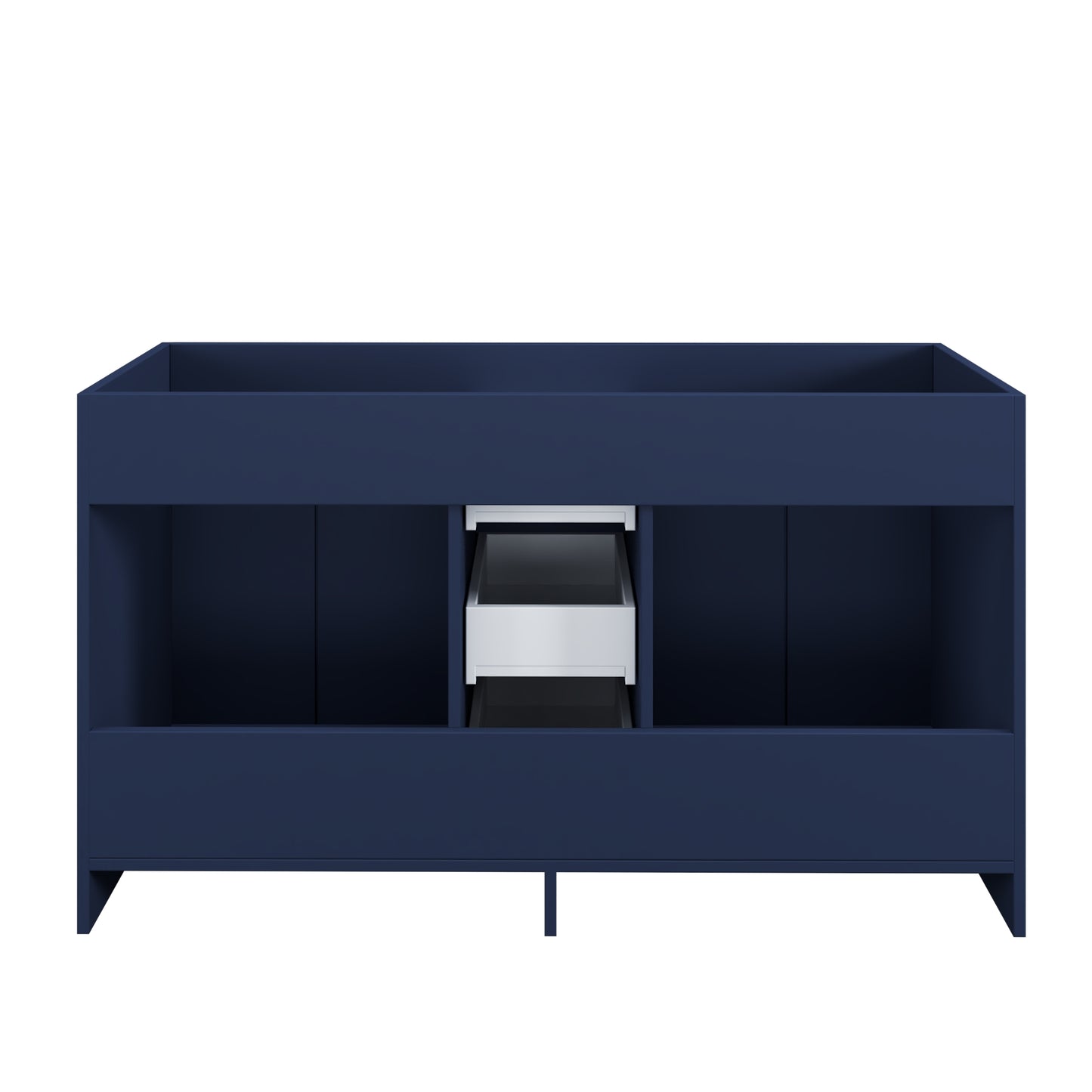 Zuma 60" Double Sink Bathroom Vanity Cabinet Only