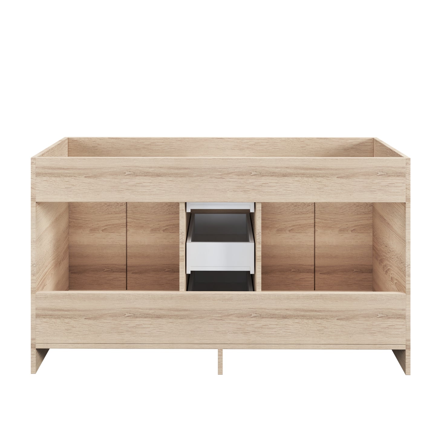 Zuma 60" Double Sink Bathroom Vanity Cabinet Only