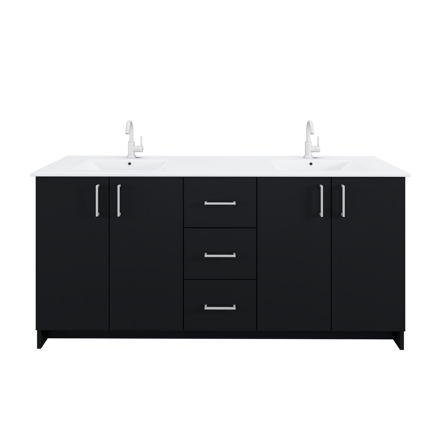 Zuma 72" Bathroom Vanity with integrated counter top