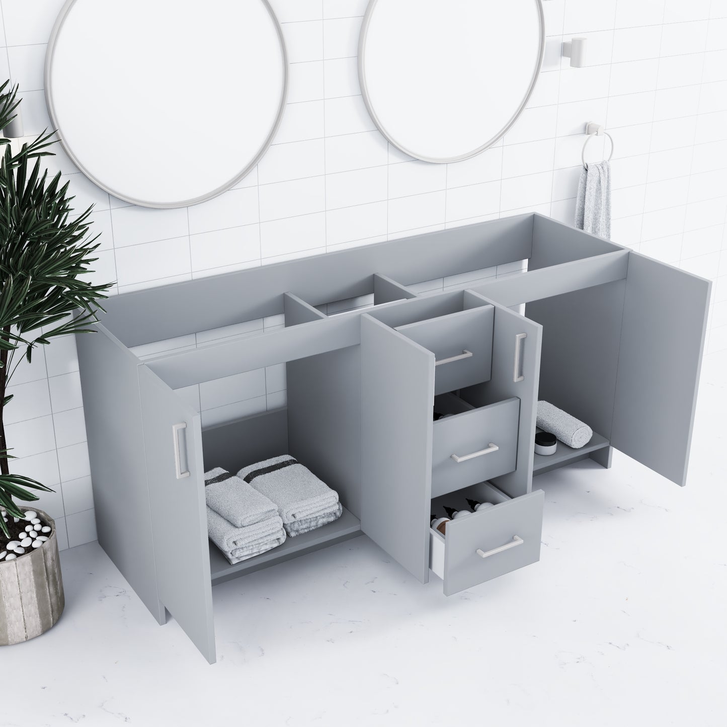 Zuma 72" Bathroom Vanity Cabinet Only