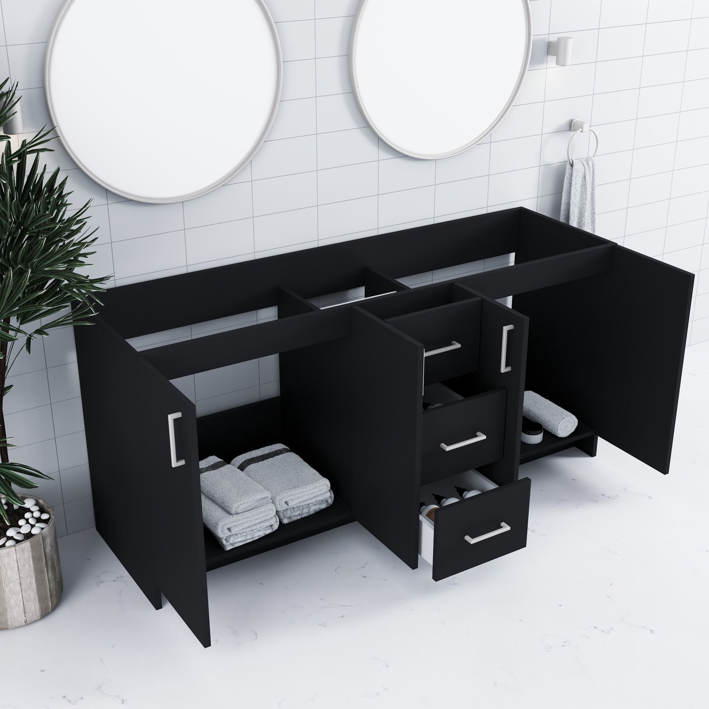 Zuma 72" Bathroom Vanity Cabinet Only