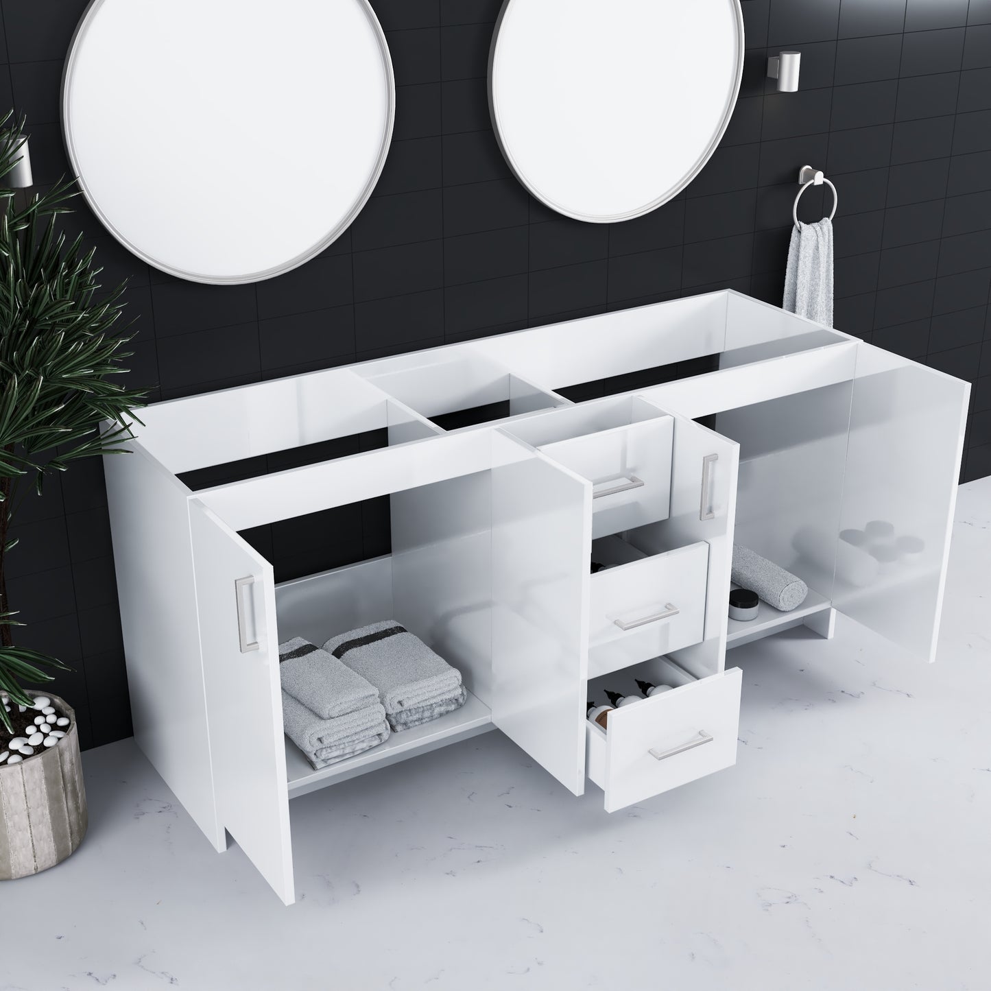 Zuma 72" Bathroom Vanity Cabinet Only