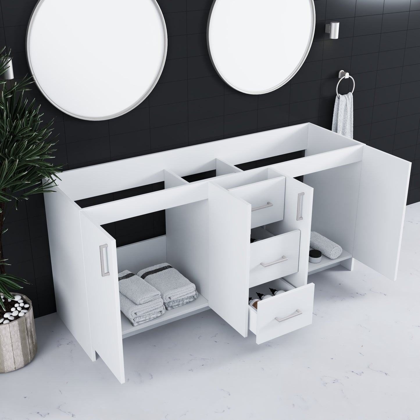 Zuma 72" Bathroom Vanity Cabinet Only